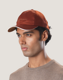Crimson | Dark Red Suede Cap