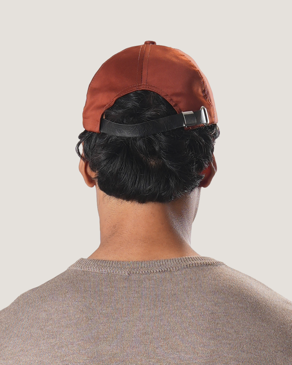 Crimson | Dark Red Suede Cap