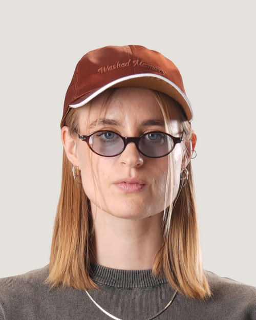 Crimson | Dark Red Suede Cap
