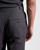 MERCER | Pinstripe Wide Leg Trouser