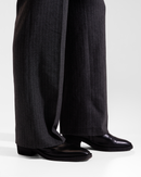 MERCER | Pinstripe Wide Leg Trouser