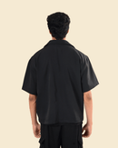 Dakota | Black Half Sleeve Shirt