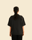 Dakota | Black Half Sleeve Shirt