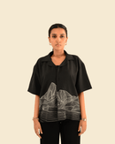 Dakota | Black Half Sleeve Shirt
