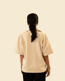 Denzel | Off White Half Sleeve Shirt