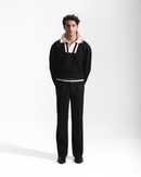 HAYDEN II | Contrast Collar Knit Sweater