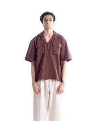 Ember | Brown Half-Shirt