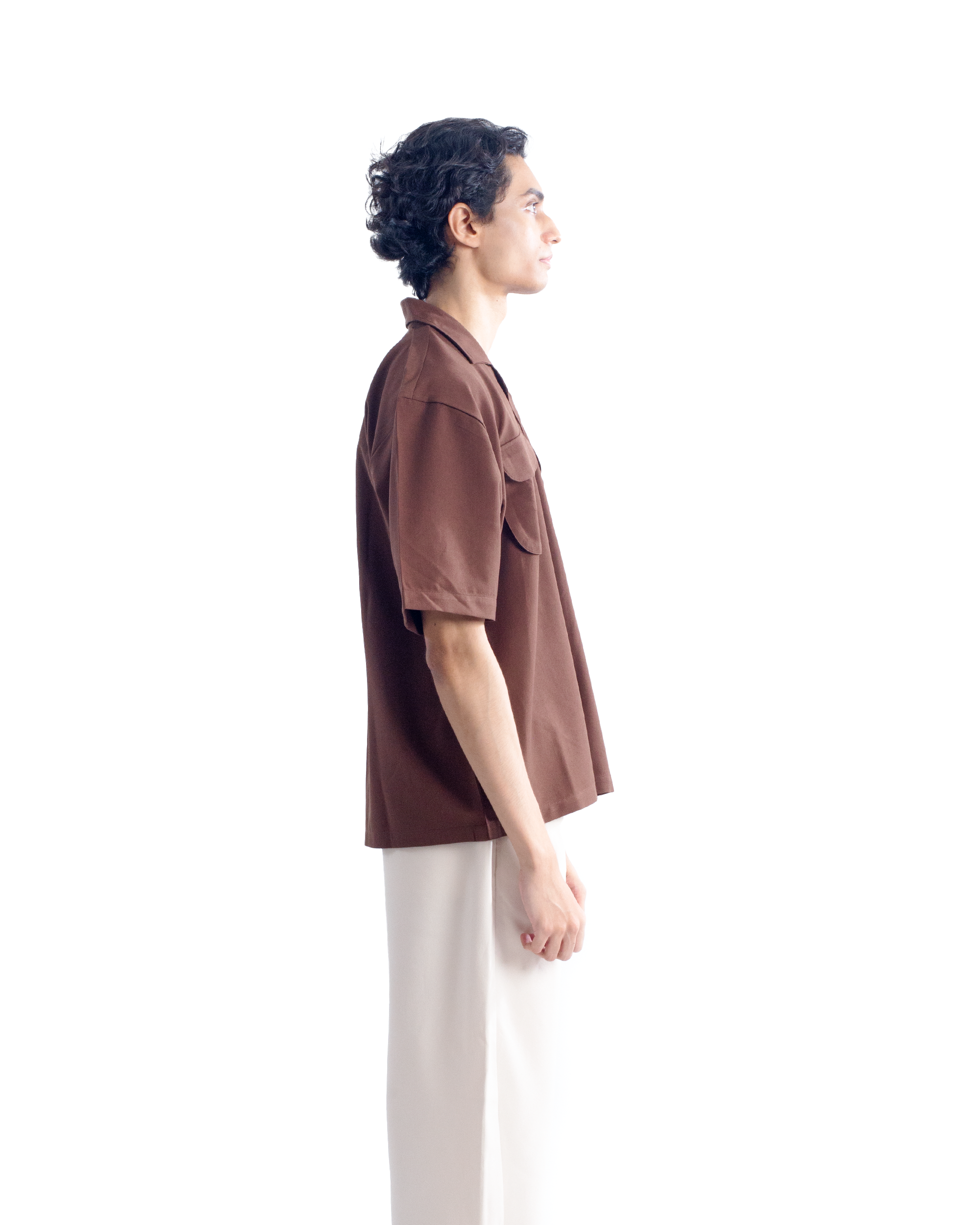 Ember | Brown Half-Shirt