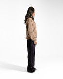 SANDLINE | Brown Contrast Knit Sweater