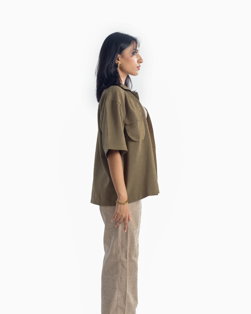 Fern | Sage Green Half-Shirt