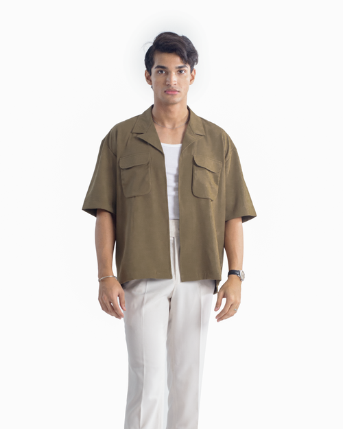 Fern | Sage Green Half-Shirt