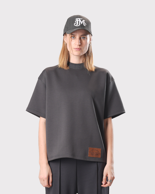 Foestone | Grey Boxy Scuba Tee