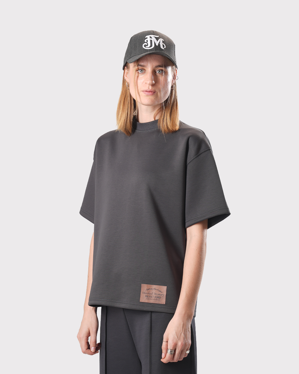 Foestone | Grey Boxy Scuba Tee
