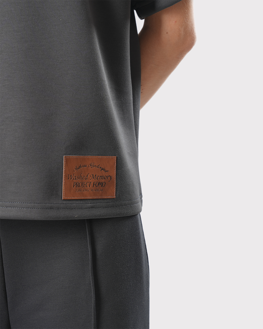 Foestone | Grey Boxy Scuba Tee