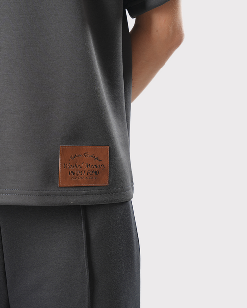 Foestone | Grey Boxy Scuba Tee