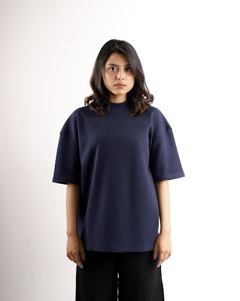 Blu | Blue Unisex Oversized Tee