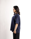 Blu | Blue Unisex Oversized Tee