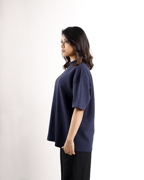 Blu | Blue Unisex Oversized Tee