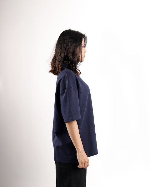 Blu | Blue Unisex Oversized Tee