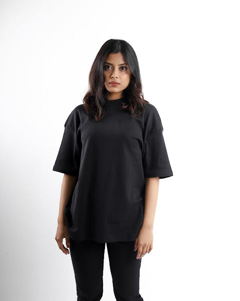 Evenos | Black Unisex Oversized Tee