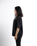 Evenos | Black Unisex Oversized Tee