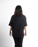 Evenos | Black Unisex Oversized Tee