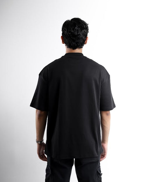Evenos | Black Unisex Oversized Tee