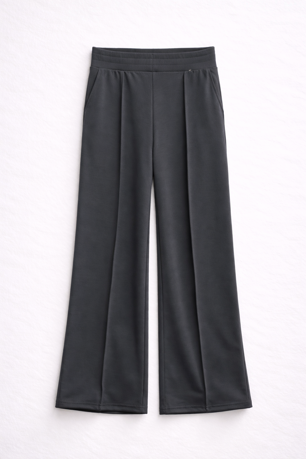 Contour | Grey Bootcut Scuba Track Pant