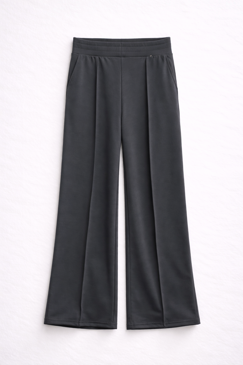 Contour | Grey Bootcut Scuba Track Pant