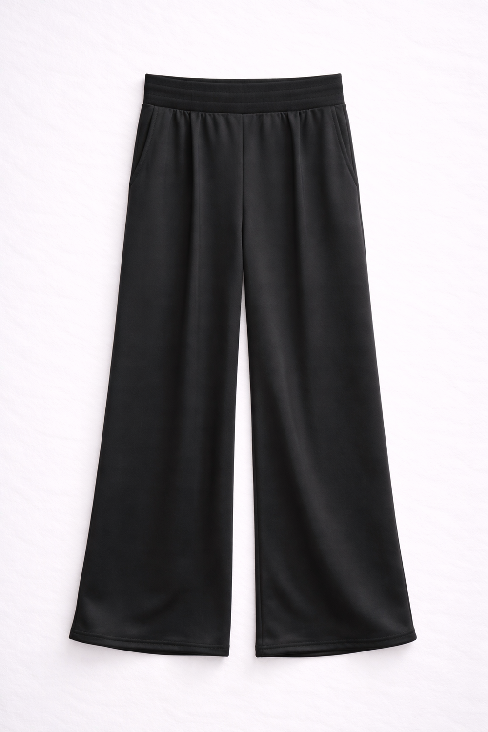 Arc | Black Bootcut Scuba Track Pant