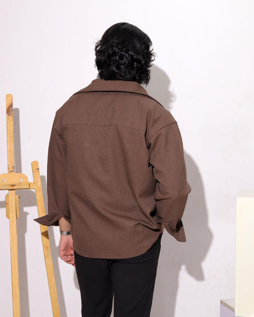Monet | Brown Overshirt