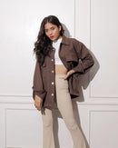 Monet | Brown Overshirt