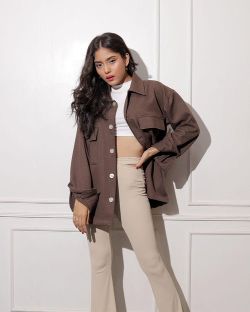 Monet | Brown Overshirt