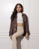 Monet | Brown Overshirt