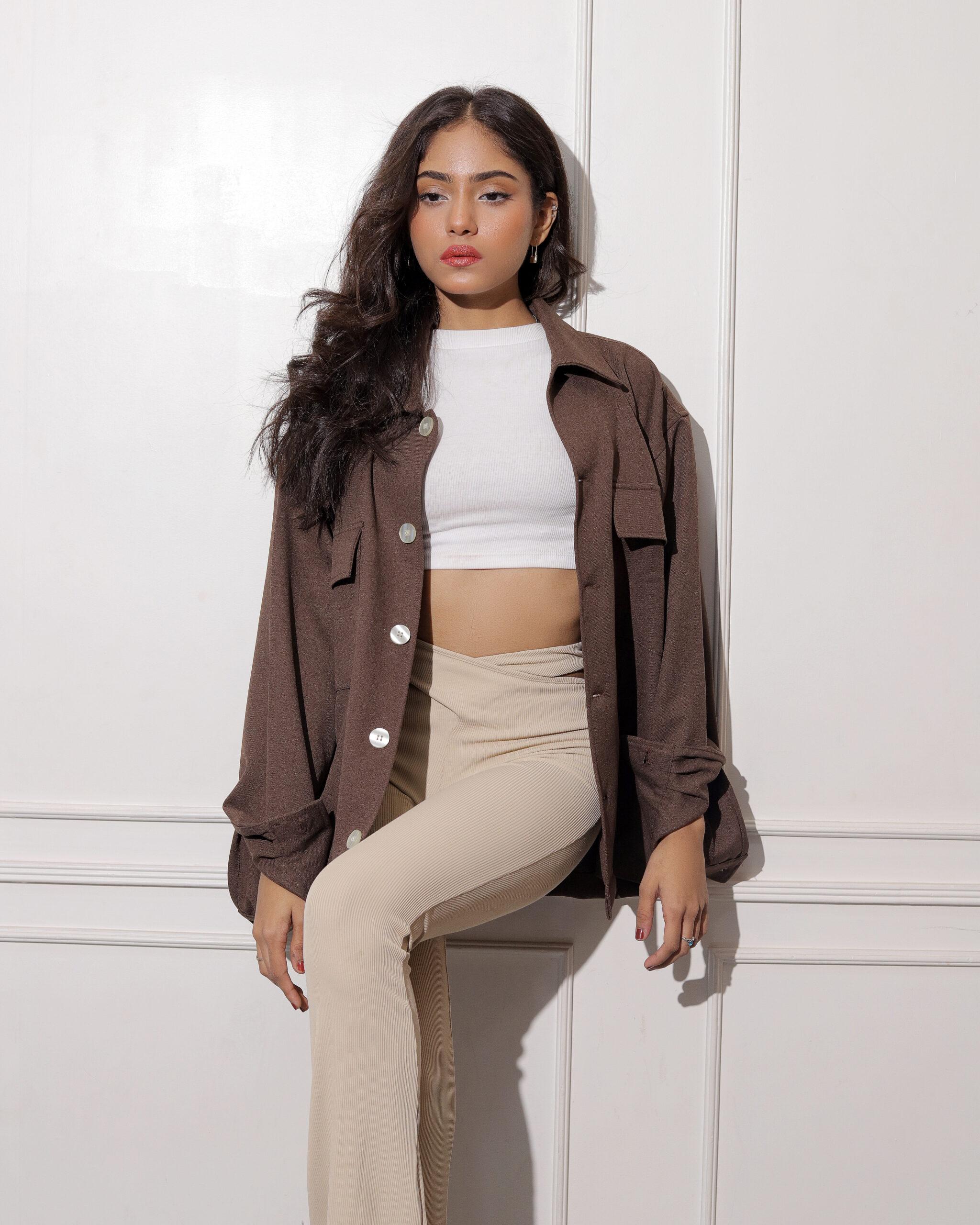 Monet | Brown Overshirt