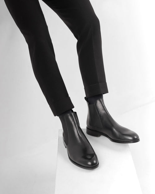 Obsidian | Black Chelsea Boot