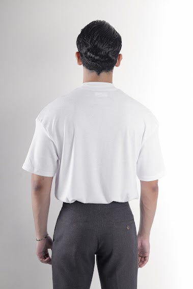 Florid | White Unisex Oversized Tee