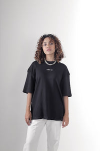 Onyx | Black Unisex Oversized Tee
