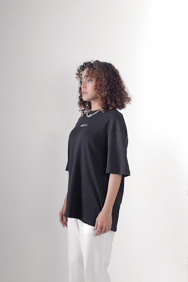 Onyx | Black Unisex Oversized Tee