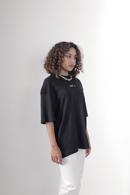Onyx | Black Unisex Oversized Tee