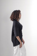 Onyx | Black Unisex Oversized Tee