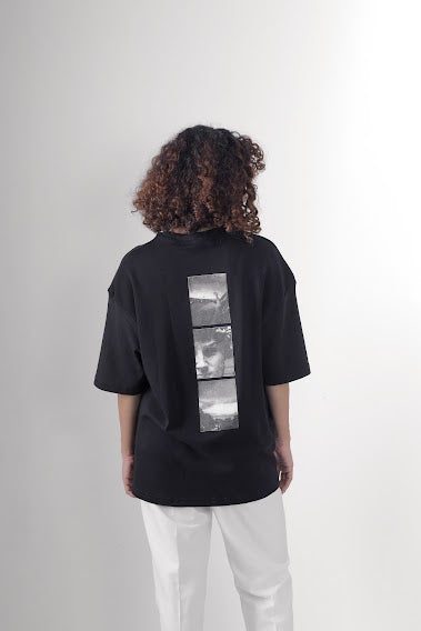 Onyx | Black Unisex Oversized Tee