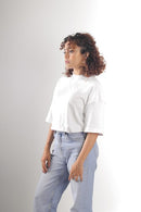 Florid | White Unisex Oversized Tee