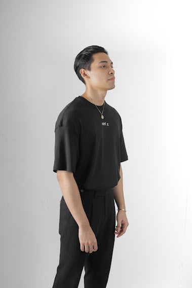 Onyx | Black Unisex Oversized Tee