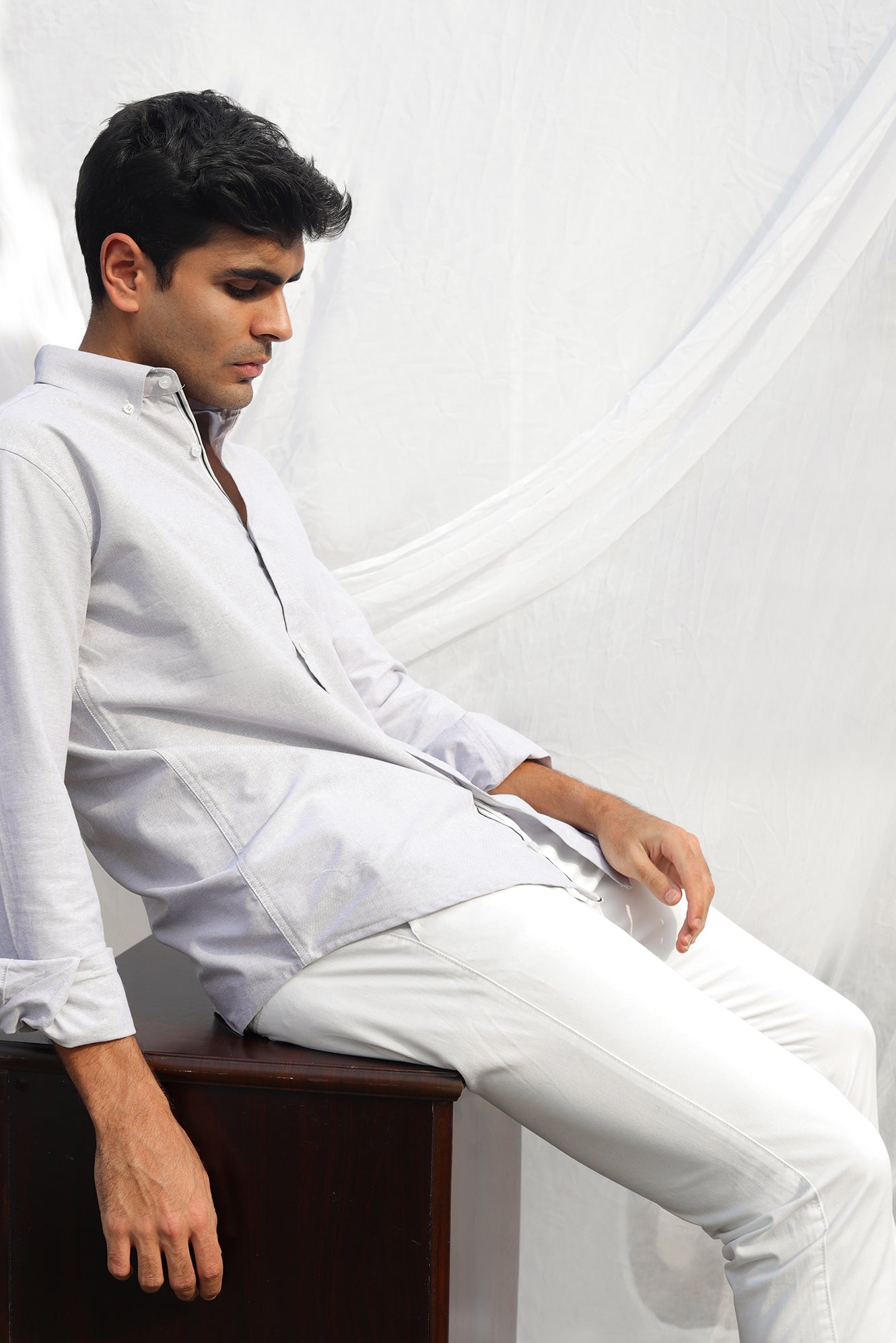 Griseo Oxford | Gray shirt