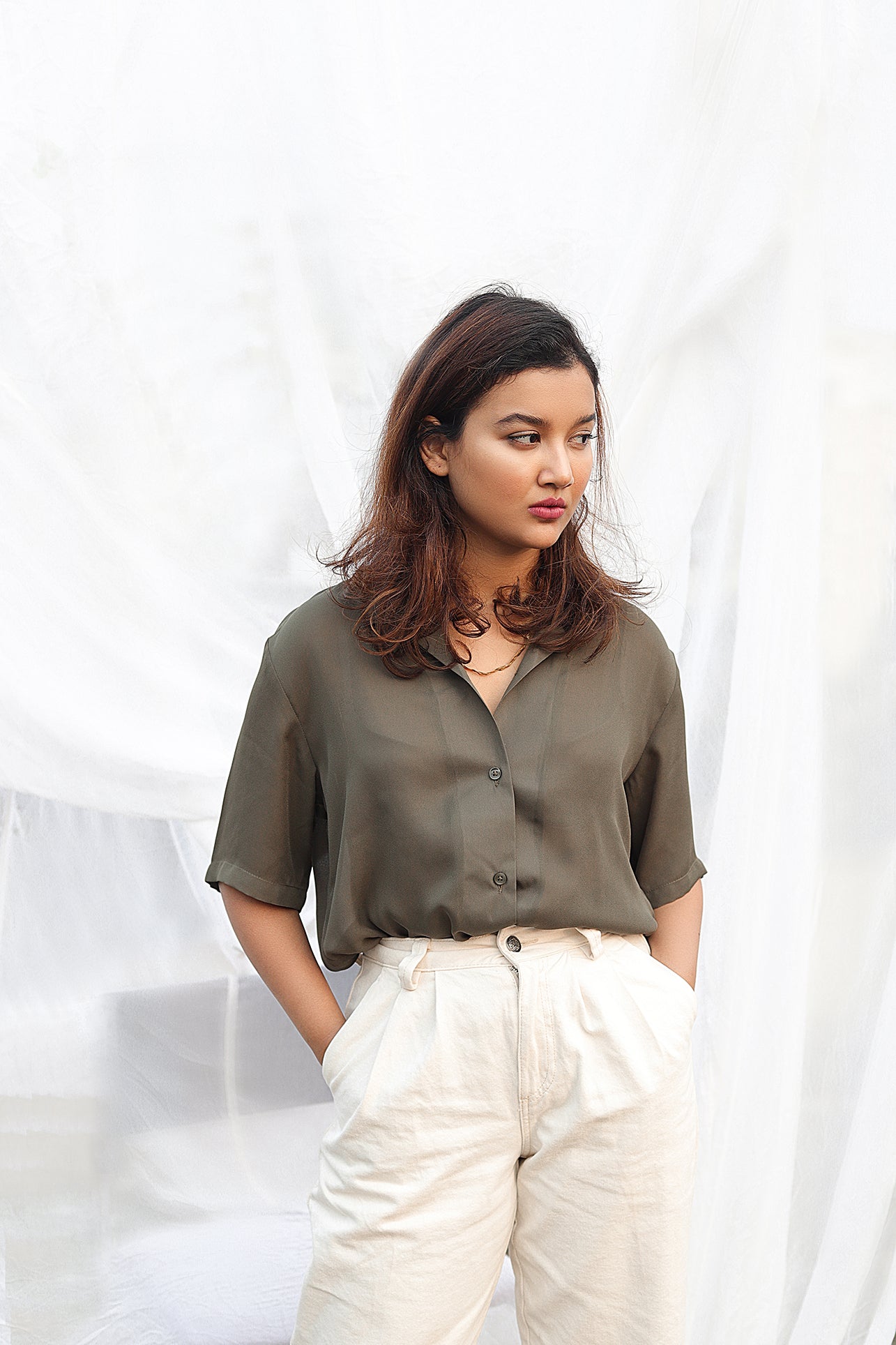 Sage Cuban | Olive Shirt