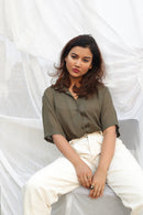 Sage Cuban | Olive Shirt