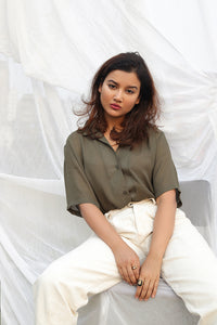 Sage Cuban | Olive Shirt