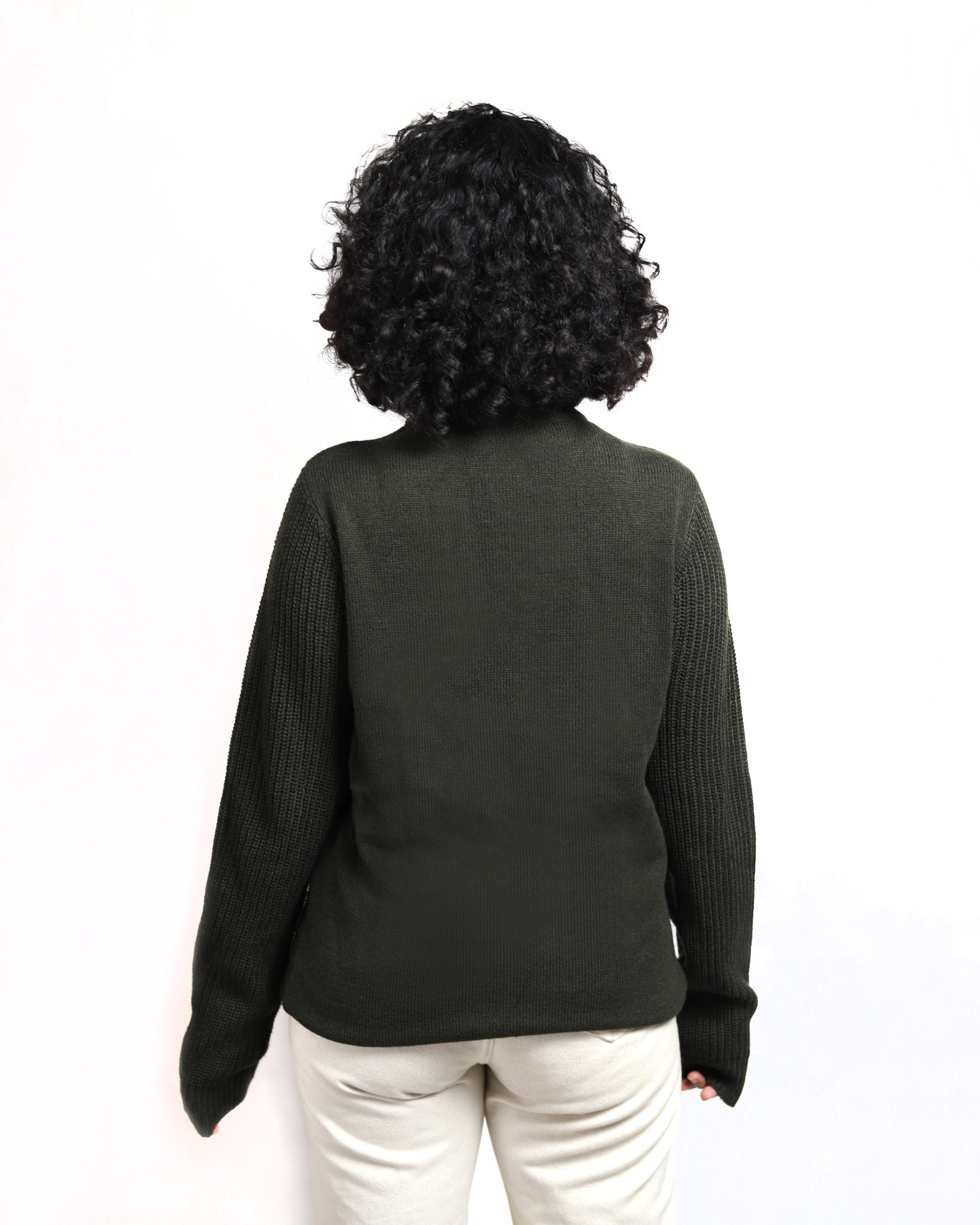 Foucault | Olive Turtleneck