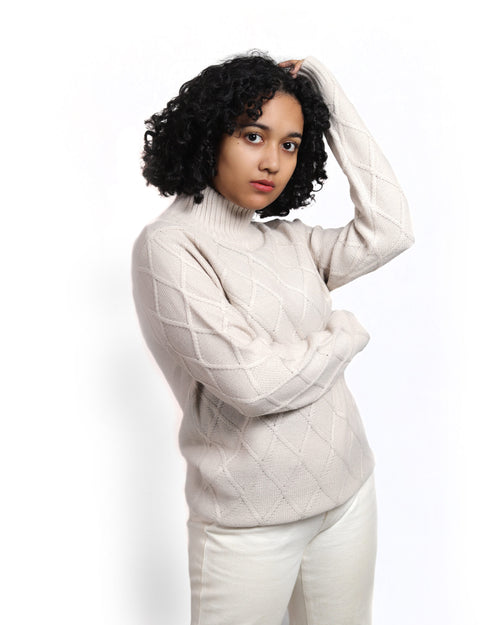 Hume | Cream Turtleneck